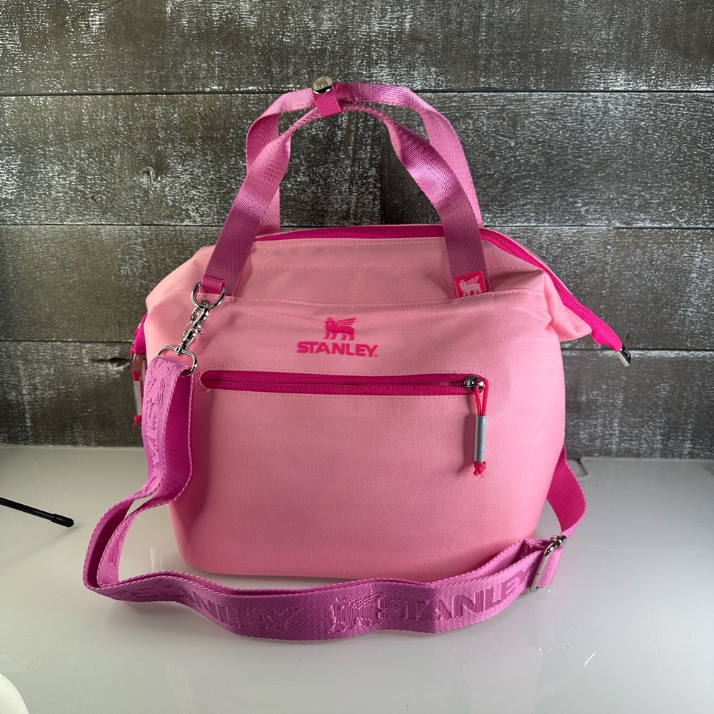 Stanley All Day Julienne Mini Cooler Color is Peony (NWOTS)